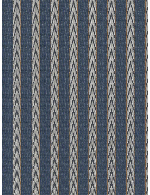 Ткань Fabricut Color Studio Vol.VII Navy Navajo stripe/Indigo