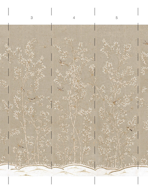Обои Paul Montgomery Studio Book of Murals (Mural Sources) CH-211-TP1/Sepia