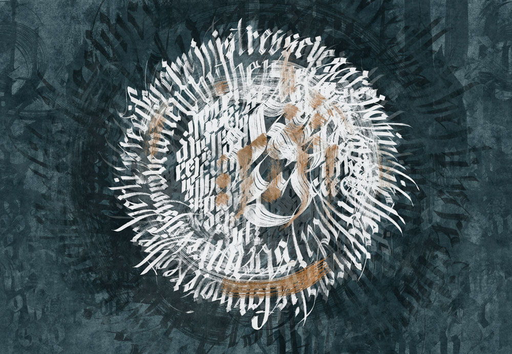 Обои Factura Collection 2021 CALLIGRAPHY/6