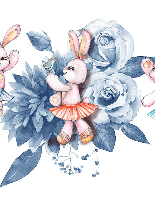 Обои Wall Street Rabbit Room 21305