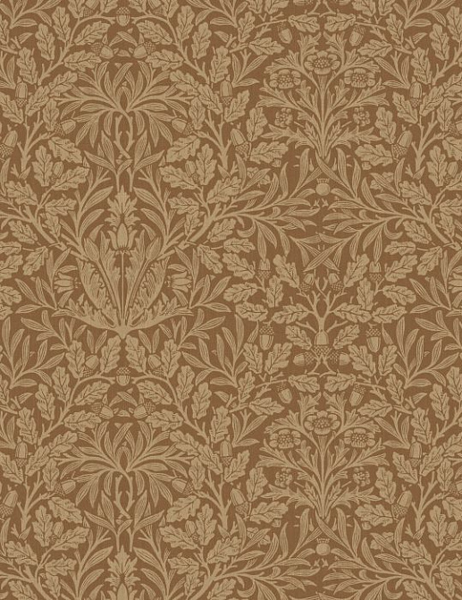 Ткань William Morris At Home The Forager Acorn/Russet