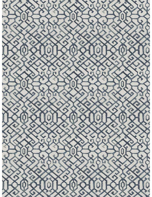 Ткань Fabricut Natural Nuances Vignettes Night Fluxroot/Blue