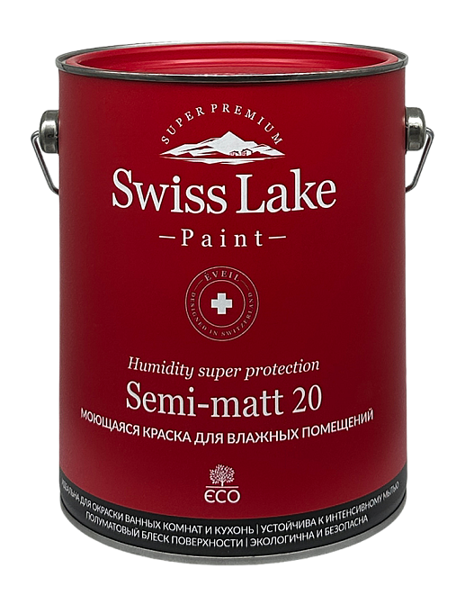 Краска Swiss Lake Semi-matt 20 SM-C 2.7 л
