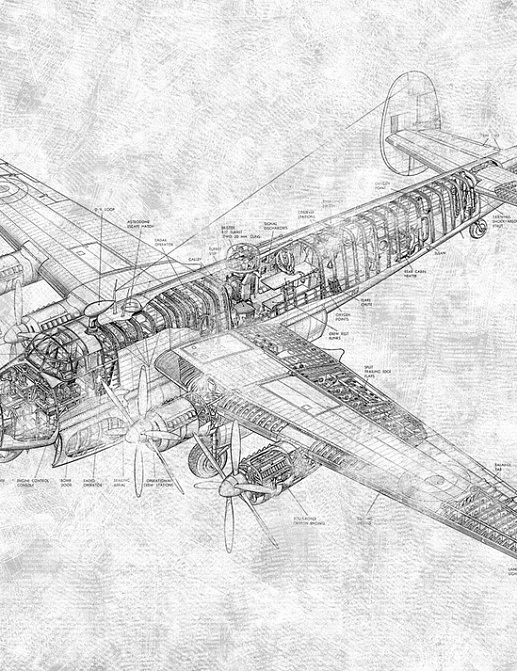Обои Factura Kids DRAWING PLANE/3