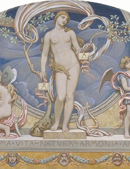 Панно и фотообои Affresco Фрески и фотообои Elihu Vedder Rome Representative of the Arts