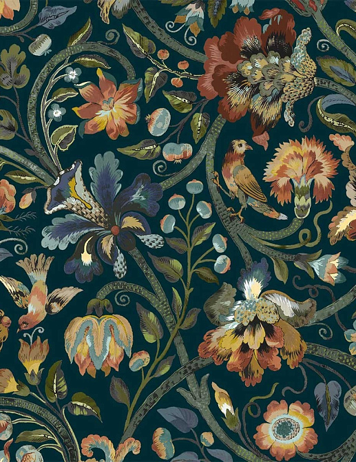 Ткань House Of Hackney Gaia Velvet 1-FA-GAI-VE-MID-XXX-XXX