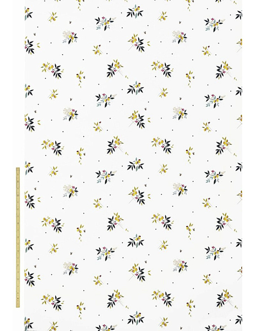 Ткань Sara Miller Volume 1 LemonClusterSateenWhite