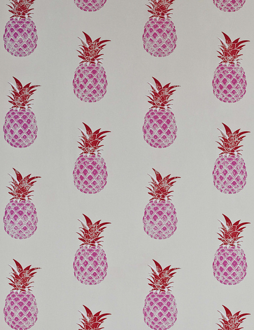 Обои Barneby Gates Book vol.3 BG1200201/Pineapple/Red/Pink