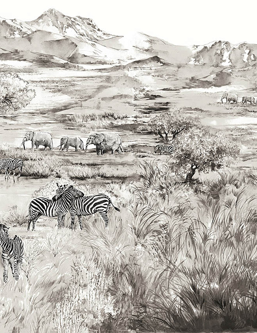 Панно и фотообои Faboie Silk Painting I F-AF2001