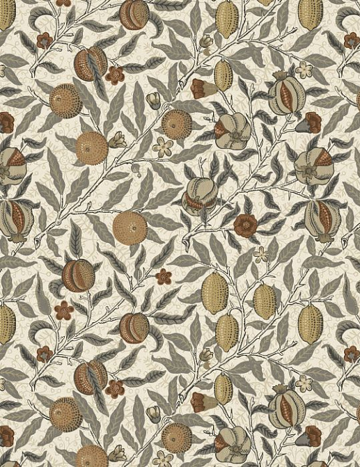 Ткань William Morris At Home The Forager Fruit/Flax