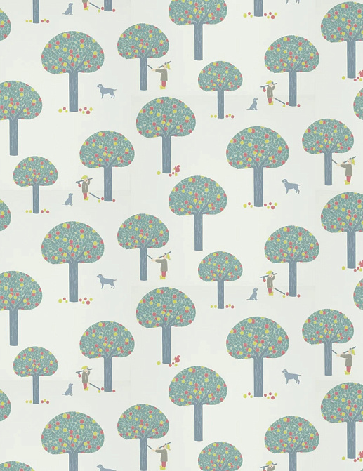 Обои Little Greene Storybook Papers 0231RODELIC