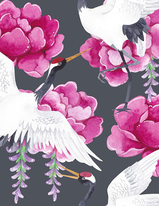 Ткань Marufabrics Collection 2 PeonyGrey