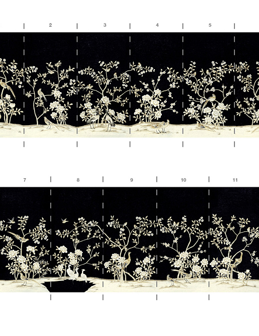 Панно и фотообои Paul Montgomery Studio Complete Collection Maysong Black Lacquer