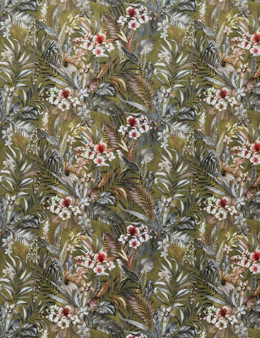 Ткань Ashley Wilde Tahiti Kew/Olive