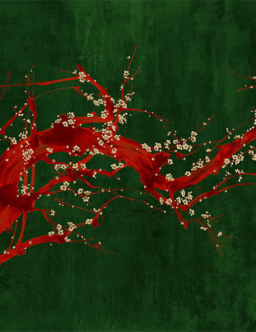 Панно и фотообои Faboie Silk Painting VI F-SN6115