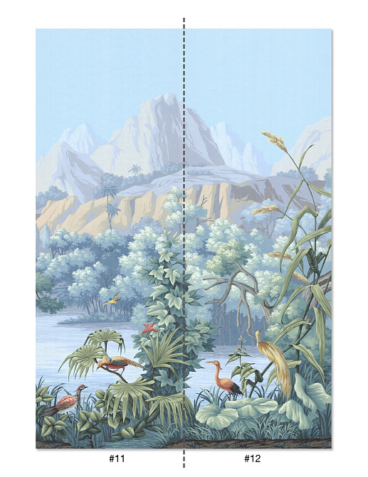 Обои Paul Montgomery Studio Fine Painted Wallpapers Bresil