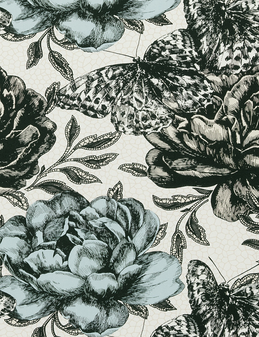 Ткань Clarke & Clarke Floribunda F0473/02