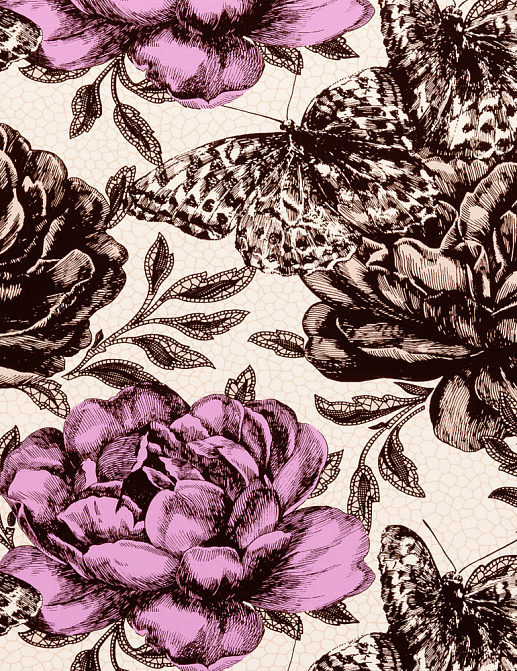 Ткань Clarke & Clarke Floribunda F0473/04