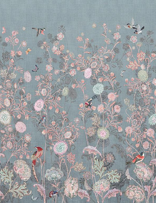 Панно и фотообои Affresco Цветариум Bird Kingdom Color 2