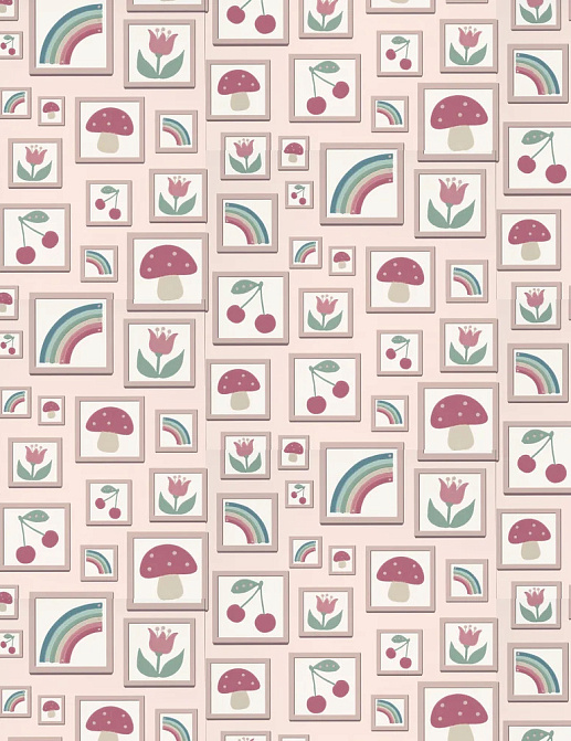 Обои Little Greene Storybook Papers 0231BAJULIE
