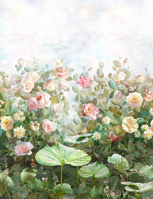 Панно и фотообои Affresco Цветариум Rose garden Color 1