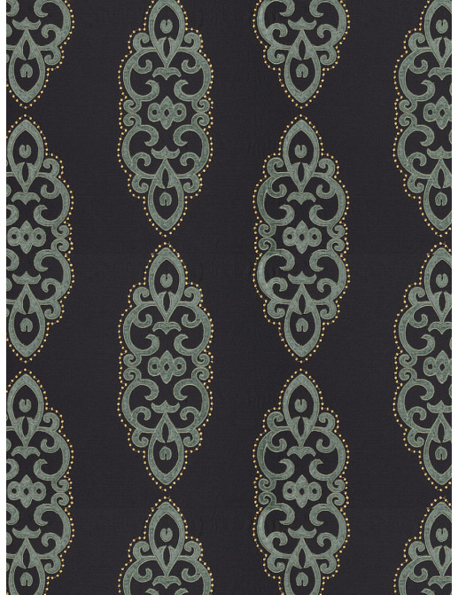 Ткань Fabricut Silk Nuances Lapis Grier Medallion/Indigo