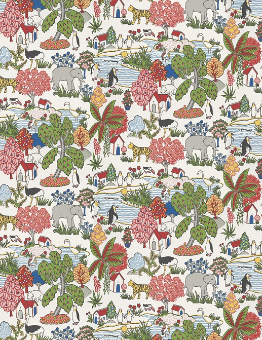 Обои Little Greene Storybook Papers 0231ANATOMI