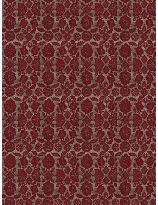 Ткань Fabricut Vignettes Vol.XVI Garden Leitmotif/Scarlet