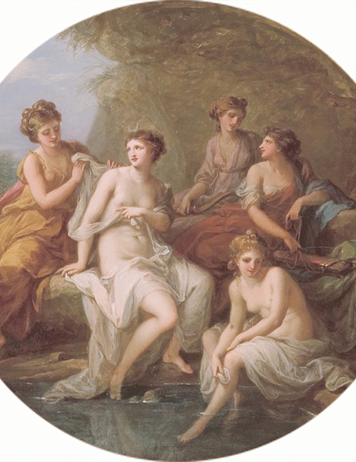 Панно и фотообои Affresco Фрески и фотообои Angelica Kauffmann Diana and her nymphs bathing