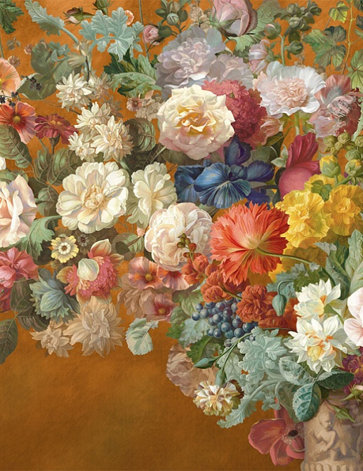 Панно и фотообои Affresco Цветариум Still Life with Flowers Color 4