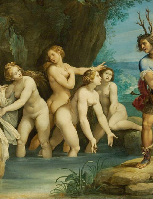 Панно и фотообои Affresco Фрески и фотообои Giuseppe Cesari Diana and Actaeon