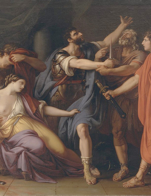 Панно и фотообои Affresco Фрески и фотообои Gavin Hamilton The Death of Lucretia