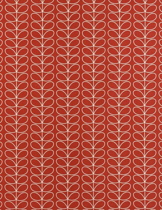 Ткань Orla Kiely Prints-Volume One LinearStem/Tomato