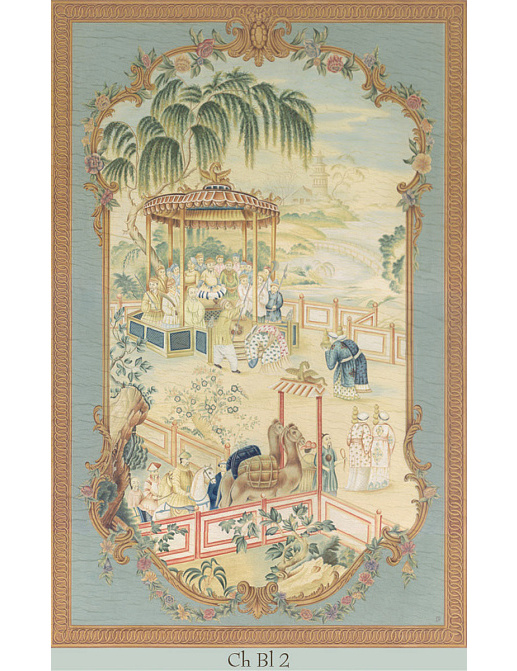 Панно и фотообои Iksel Scenic & Architectural Wallpapers Chinois Blue CH BL2