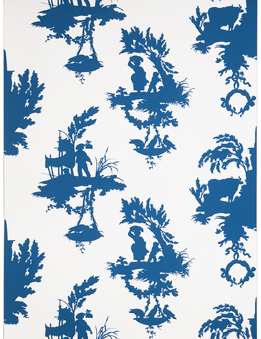 Обои Stroheim Blue & White 6023701