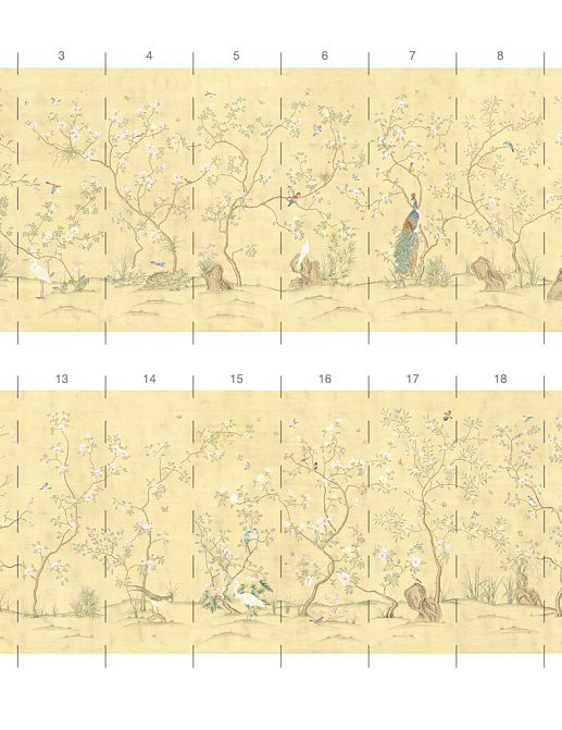 Обои Paul Montgomery Studio Book of Murals (Mural Sources) CH-080-YW1