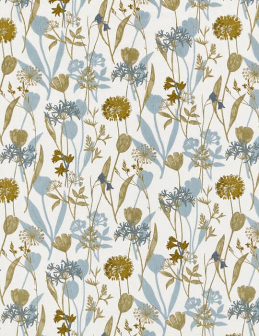 Ткань KAI Oshibana Niwa/Cornflower