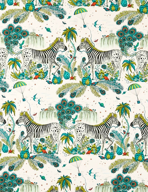 Ткань Clarke & Clarke Emma J Shipley Wild Escape Indoor Outdoor CCF0867-02