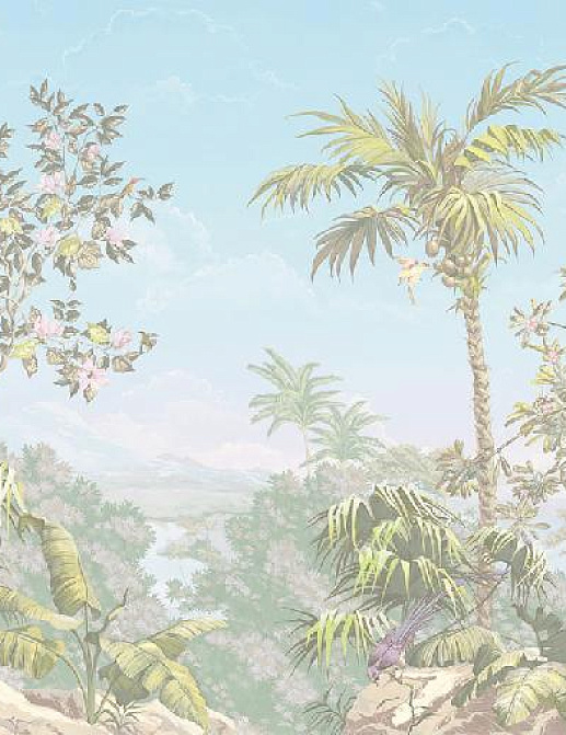 Панно и фотообои Affresco Цветариум Jungle Color 1