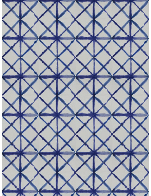 Ткань Fabricut Vignettes Vol.XVI Bluestone Crane diamond/Indigo