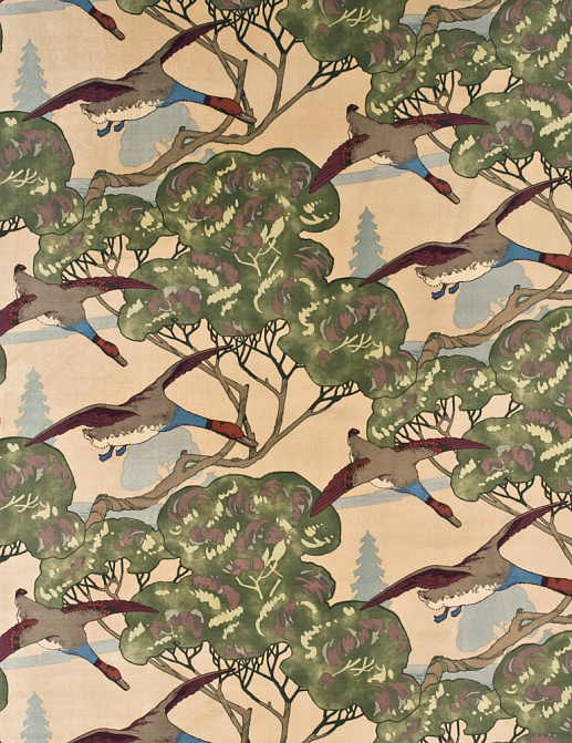 Ткань Mulberry Flying Ducks Velvet FD258/L102