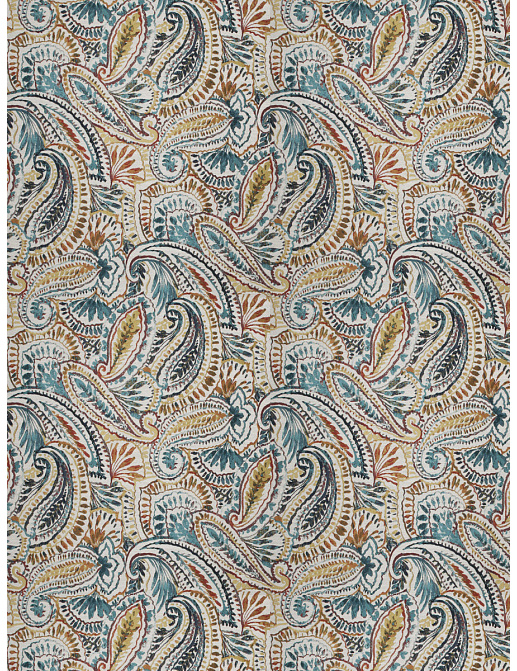 Ткань Fabricut Color Studio Vol.VII Navy Lotusland/Jewel