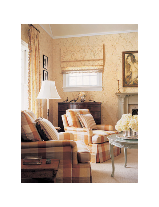 Обои Jaima Brown Chanticleer Versailles-Creme