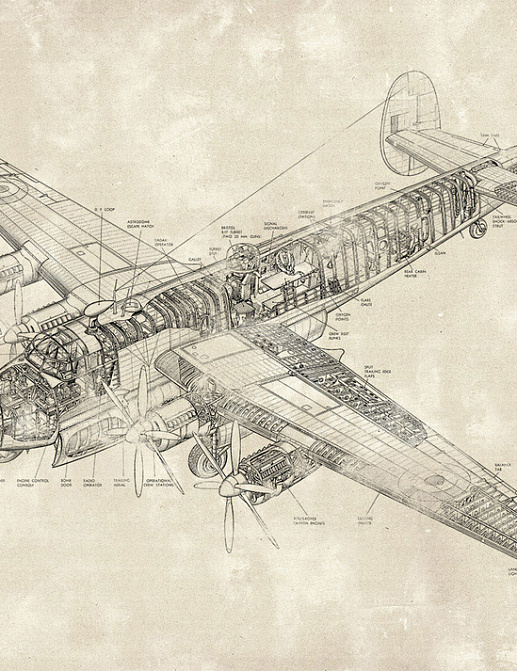 Обои Factura Kids DRAWING PLANE/2