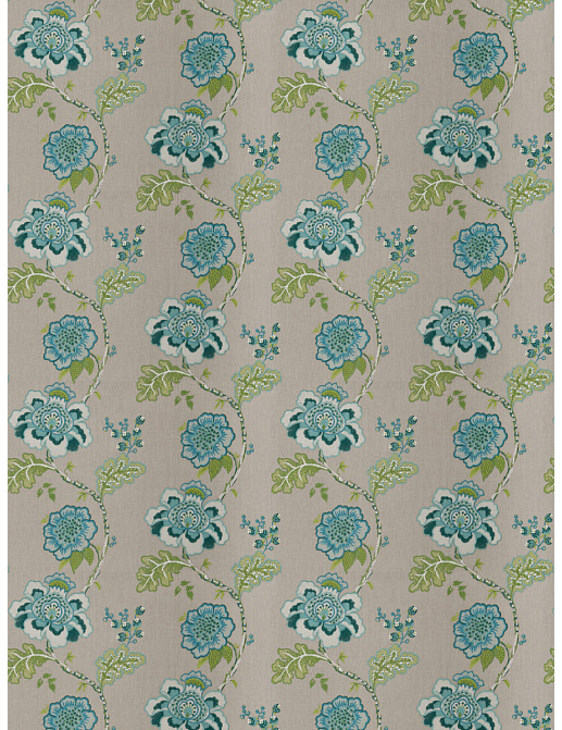 Ткань Stroheim Jardin Bossuet/Peacock