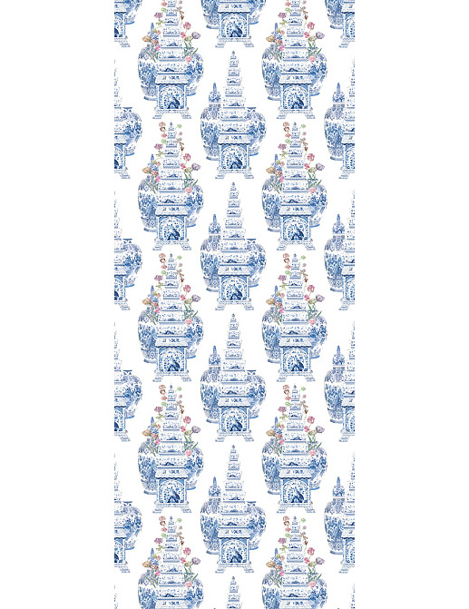 Обои Nicolette Mayer Royal Delft Masterpieces-Tulips-White
