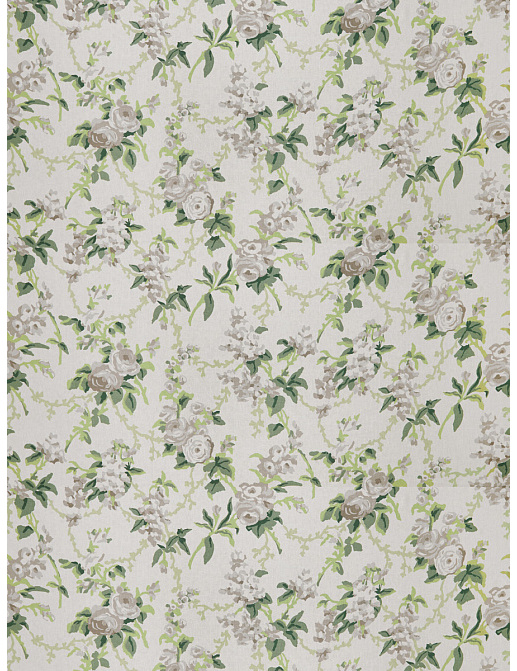 Ткань Stroheim Dana Gibson Prints II Chintz/Green & grey