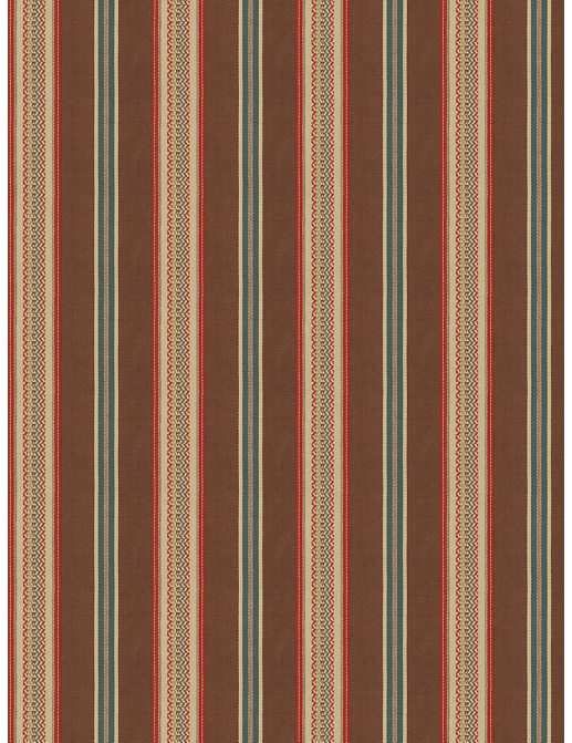 Ткань Fabricut Vignettes Vol.XIV Exotic Red Amity stripe/Sedona