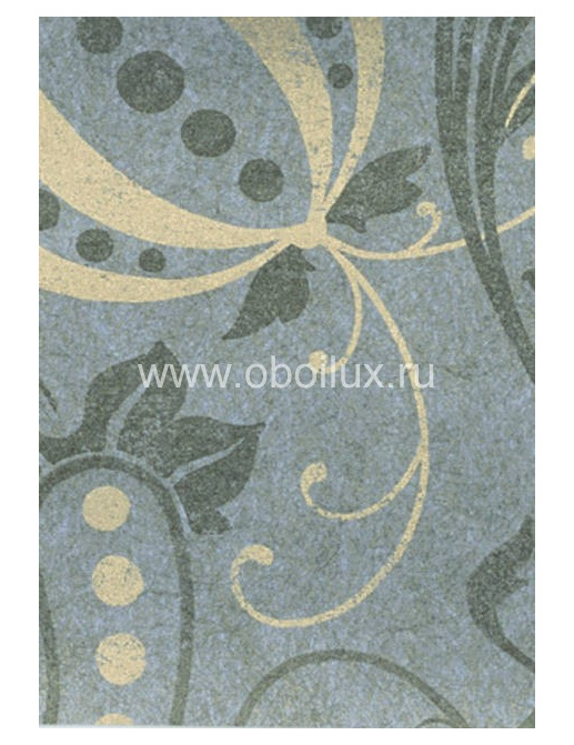 Обои Lewis & Wood Wide Width Wallpapers LW14362/Chateau Blue/Gold
