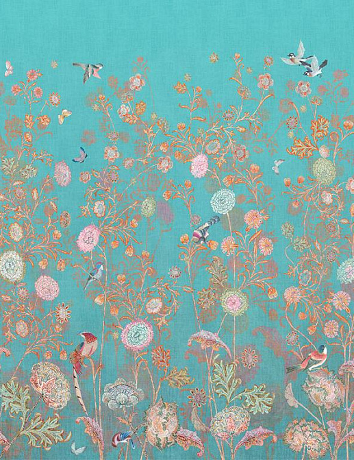 Панно и фотообои Affresco Цветариум Bird Kingdom Color 3